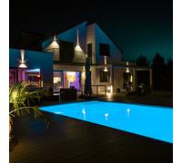 Lampe D'Extérieur Applique Murale Hauswandlampe LED Up&down Spot Réglable Blanc