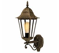 Lampe d'extérieur Applique Terrasse IP44 Lanterne Bronze Aluminium H 53 cm