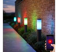 Lampe D'Extérieur Base Lampadaire Smart Dimmable LED Lumière Du Jour Chemins H
