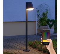 Lampe D'Extérieur Borne Lumineuse Balcon Jardin IP44 Timer Commande Vocale 1x