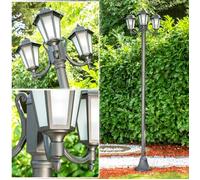 Lampe d'extérieur candélabre - HOFSTEIN - Nurri - Look antique - 3 branches - IP44