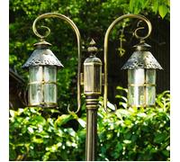 Lampe d'extérieur candélabre - HOFSTEIN - Paolini - Antique - 2 bras - IP44 - E27