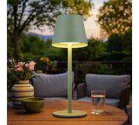 Lampe D'Extérieur Couvre-Bouteille de Table LED USB Batterie Tdc Vert Opale