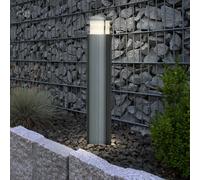 Lampe D'Extérieur Éclairage Allée Chemin Lampadaire sur Mât de Jardin Inox