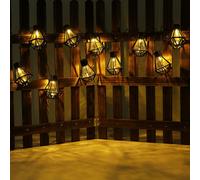 Lampe D'Extérieur Guirlande Lumineuse Solaire Jardin LED Grille de Balcon L