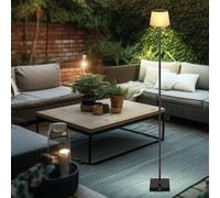 Lampe D'Extérieur Lampadaire Éclairage Braun Batterie LED Variateur Tactile Tdc