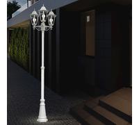 Lampe D'Extérieur Lampadaire Terrassenleuchte Verre Clair Candélabre IP44 E27