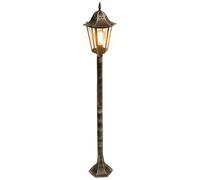 Harms Standleuchte Extérieur IP44 Bronze Aluminium E27 122 cm 1 Lumière