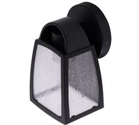 Lampe d'extérieur Lampe murale noire Lampe de façade Lampe de jardin Applique murale, aluminium, douille E27, LxlxH 20x12x12 cm