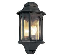 Lampe d'extérieur Lanterne Applique ALU moulé sous pression noir H 38 cm Lampe de jardin cour