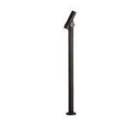 1 pz 2x2.6W 2 Way Spot Light (129X159X1000mm) 4000K Black Body IP44