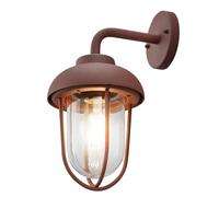 Lampe d'extérieur LED Lampe murale Vintage Lanterne de jardin en couleur rouille, métal, 7W 806 lm blanc chaud, LxH 16x33 cm, terrasse