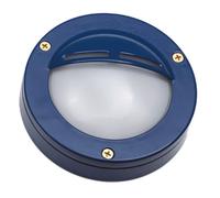 Lampe D'Extérieur Mur Rond D:14 CM IP64 Bleu GX53 Maritime Laiton Verre