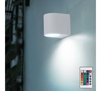 Lampe D'Extérieur Murale Feu Avant Dimmable Télécommande RGB LED Lampe de Jardin