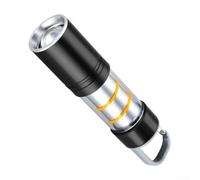 Lampe d'extérieur pliable compacte et rétractable avec batterie rechargeable USB-C, lanterne LED à 3 modes et lampe de poche pour le camping, la randonnée, les urgences