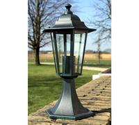 Lampe d'Extérieur Rétro Noir Fonte 41 cm Lampadaire Éclairage de Jardin vidaXL