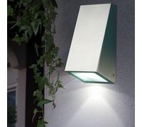 Lampe D'Extérieur Spot Mural Applique LED Haustürleuchte IP44 Étanche Argent