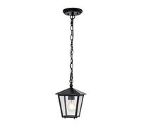 Lampe d'extérieur suspension suspension lampe de balcon cour aluminium noir laiton verre