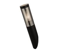 Lampe D'Extérieur Wandleuchte Inox E27 IP44 Noir Mat Fumé Maison Terrasse