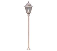 Lampe D'Extérieur Wegeleuchte Jardin E27 IP43 B : 21,5cm 144cm Haut Rustique