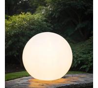Lampe D'Extérieur Wegeleuchte Sphérique Blanc IP65 E27 40 CM Moderne Rond 45