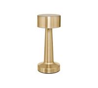 Atmosphera Lampe d'extérieur USB LED Halto doré H21,5 cm