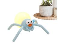 Lampe d'Halloween avec pieds pliables, araignée articulée, décoration | Veilleuse de forme changeante pour enfants, table de chevet, maison, chambre, salon, cuisine, Noël