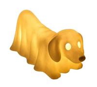 Lampe d'Halloween fantôme pour animal domestique, statues de teckel fantôme, veilleuse exquise, éclairage d'ambiance pour la maison, le dortoir, la chambre à coucher, le bureau