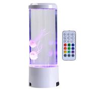 Lampe D'humeur De Méduse - Lumière Utilisation Large Couleur | Lampes D'effet Réaliste Du Réservoir D'eau Avec Des Créatures En Mouvement, Une Lueur Télécommandée Pour Le Salon, L'espac