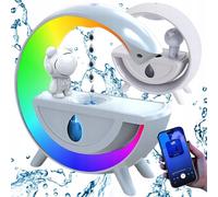 Lampe diffuseur RVB 4v1 LED et haut-parleur Bluetooth 350 ml astronaute USB