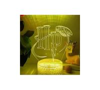 Lampe d'illusion 3D VORMOR Veilleuse LED Tactile 7 Couleurs avec Télécommande - Harry Potter Multicolore