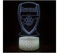 Lampe d'illusion 3D VORMOR Veilleuse Tactile 7 Couleurs avec Télécommande - Arsenal FC G