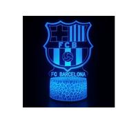 Lampe d'illusion 3D VORMOR Veilleuse Tactile 7 Couleurs avec Télécommande - FC Barcelona