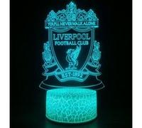 Lampe d'illusion 3D VORMOR Veilleuse Tactile 7 Couleurs avec Télécommande - Liverpool FC Multicolore G