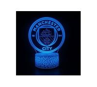 Lampe d'illusion 3D VORMOR Veilleuse Tactile 7 Couleurs avec Télécommande - Manchester City FC Multicolore G