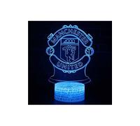 Lampe d'illusion 3D VORMOR Veilleuse Tactile 7 Couleurs avec Télécommande - Manchester United FC