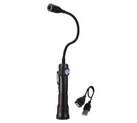Lampe d'inspection LED rechargeable USB 3W, 165 lumens, IP44, 7000K blanc-froid, aimanté, intensité variable - Tibelec