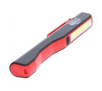 KS Tools 550.1173 Lampe d'inspection avec batterie UV Li-Ion, 3,7V Lampe d'inspection COB Stripe 190 lumens avec Spot LED (Batterie Lithium-ION 3,7 V/800 mAh)