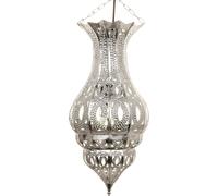 Lampe d'Orient Djamir argent Hauteur 47 cm | Pièce unique faite main