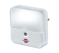 Lampe d'Orientation Veilleuse LED Carrée avec Capteur de Gradation pour la Prise Brennenstuhl Blanc Blanc G