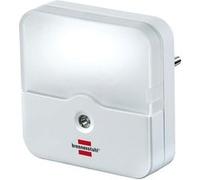 Lampe d'Orientation Veilleuse LED Carrée avec Capteur de Gradation pour la Prise Brennenstuhl Blanc Blanc G