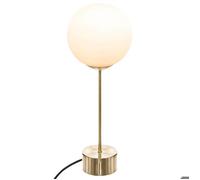 Lampe ""Dris"" métal doré H43cm - Atmosphera createur d'interieur