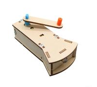 Lampe Dynamo Manuelle DIY pour bois 3x5x9cm Éducative Lampe Dynamo | pour bois pour naturel, assemblage pour facile, comprend manuel, pour idéal école, compréhension circuit électrique
