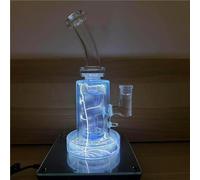 Lampe Éclair Électrique Sensible Au Toucher, Lumière en Forme De Tasse À Plasma, Bouteille d'eau Lumineuse Interactive, Kit Plasma DIY, for Décoration De Fête(B)
