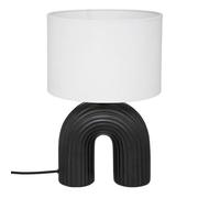 Lampe ""Eidel"" céramique noir 40,5cm - Atmosphera Créateur d'intérieur