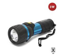 Lampe Electrique - Lampe De Poche - IMPULSE: torche LED 3W (2D non fournies) aluminium + caoutchouc