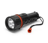 Lampe Electrique - Lampe De Poche - Lampe torche caoutchouc incassable 3 LED (2D non fournies)