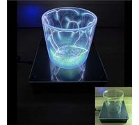 Lampe Électrique Tactile À Effet Plasma, Lampe en Forme De Coupelle, Excitateurs D'anneaux Plasma, Kit À Monter Soi-même, for La Décoration De Fêtes, La Signalisation D'avertissement(B)