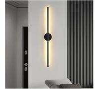 Lampe en aluminium longue bande LED applique murale moderne minimalisme astigmatisme applique murale intérieur simple lampe de chevet luminaire mural pour chambre à coucher commode salle de bain salon