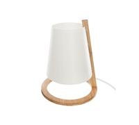- Lampe en bambou Scandi - Diam. 20 cm - Blanc